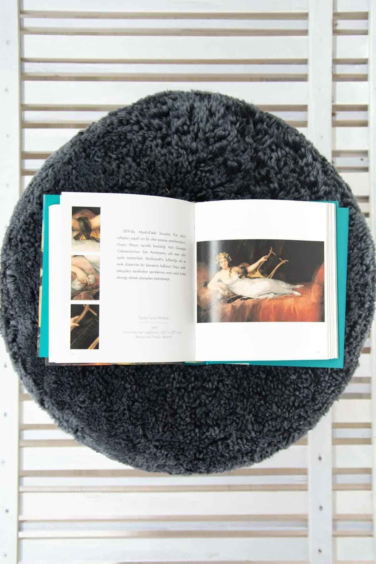 Hakiki Kürk Teddy Puf PF101 Siyah