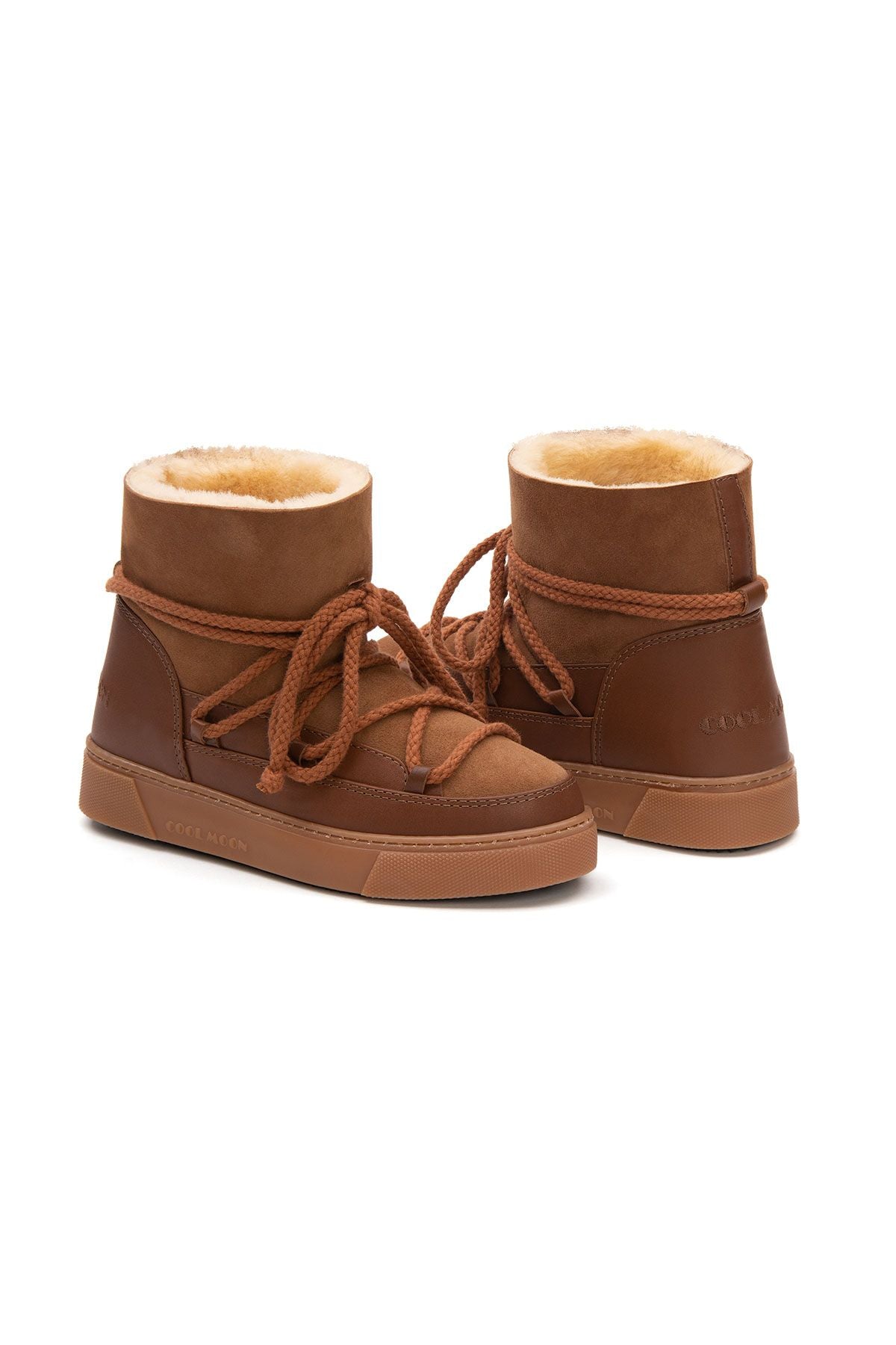Hakiki İçi Kürk Bayan Sneaker 355050 Taba