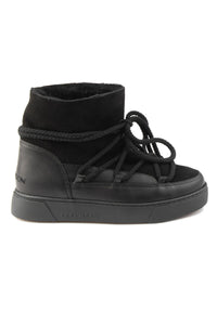 Genuine Shearling-lined Women's Sneakers 355050 Black