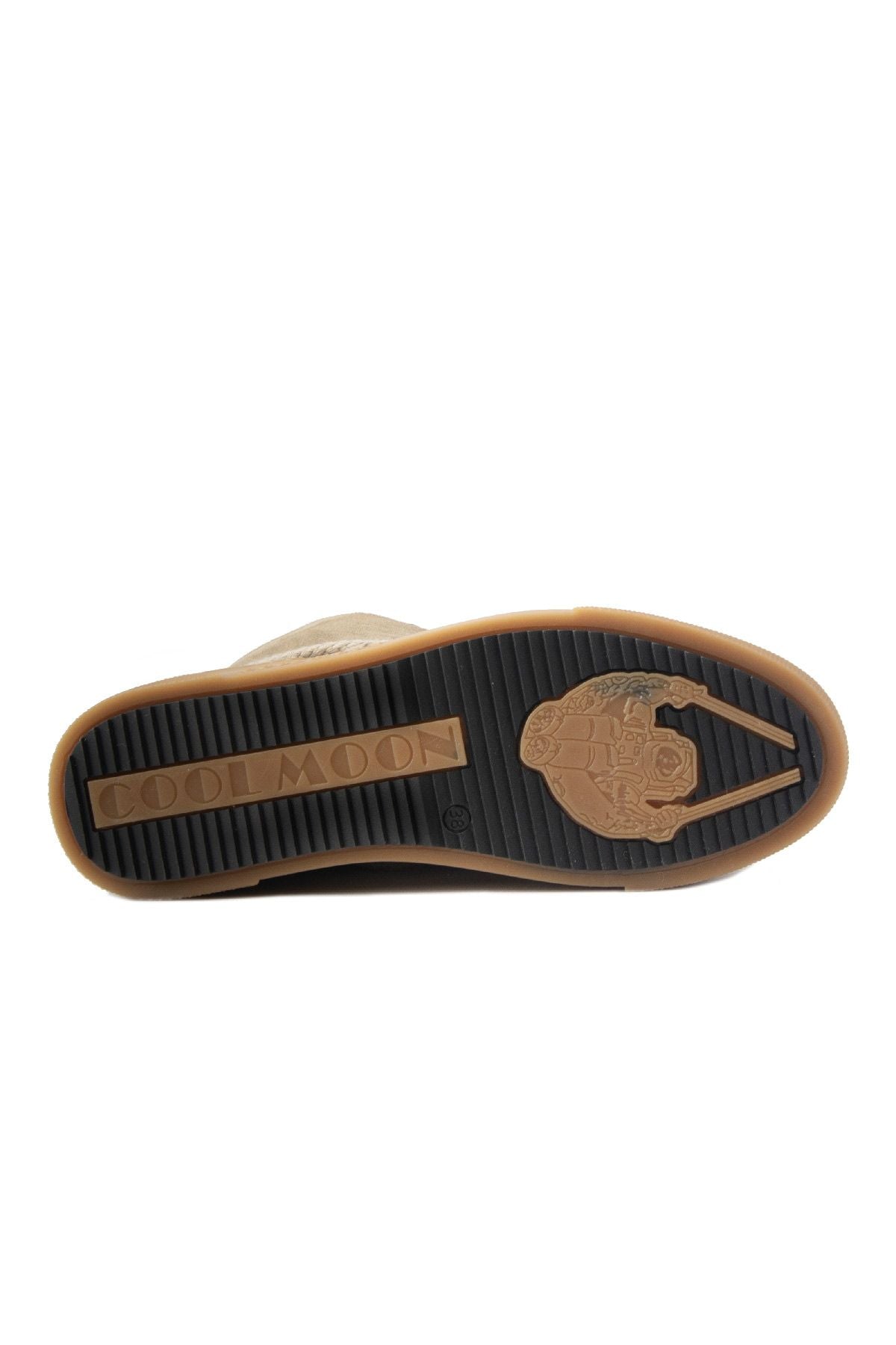 Hakiki İçi Kürk Bayan Sneaker 355050 Vizon