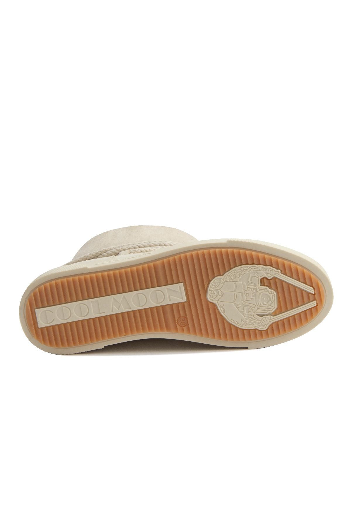 Hakiki İçi Kürk Bayan Sneaker 355050 Bej
