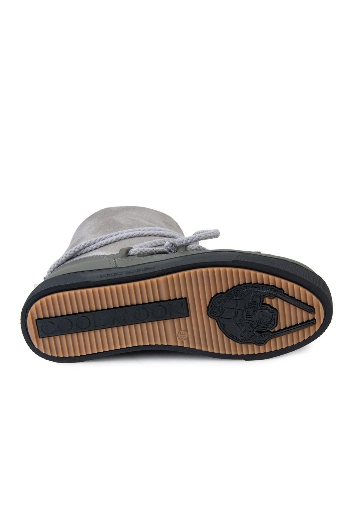 Hakiki İçi Kürk Bayan Sneaker 355050 Gri