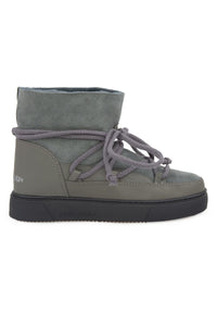 Genuine Shearling-lined Women's Sneaker 355050 Dark Grey