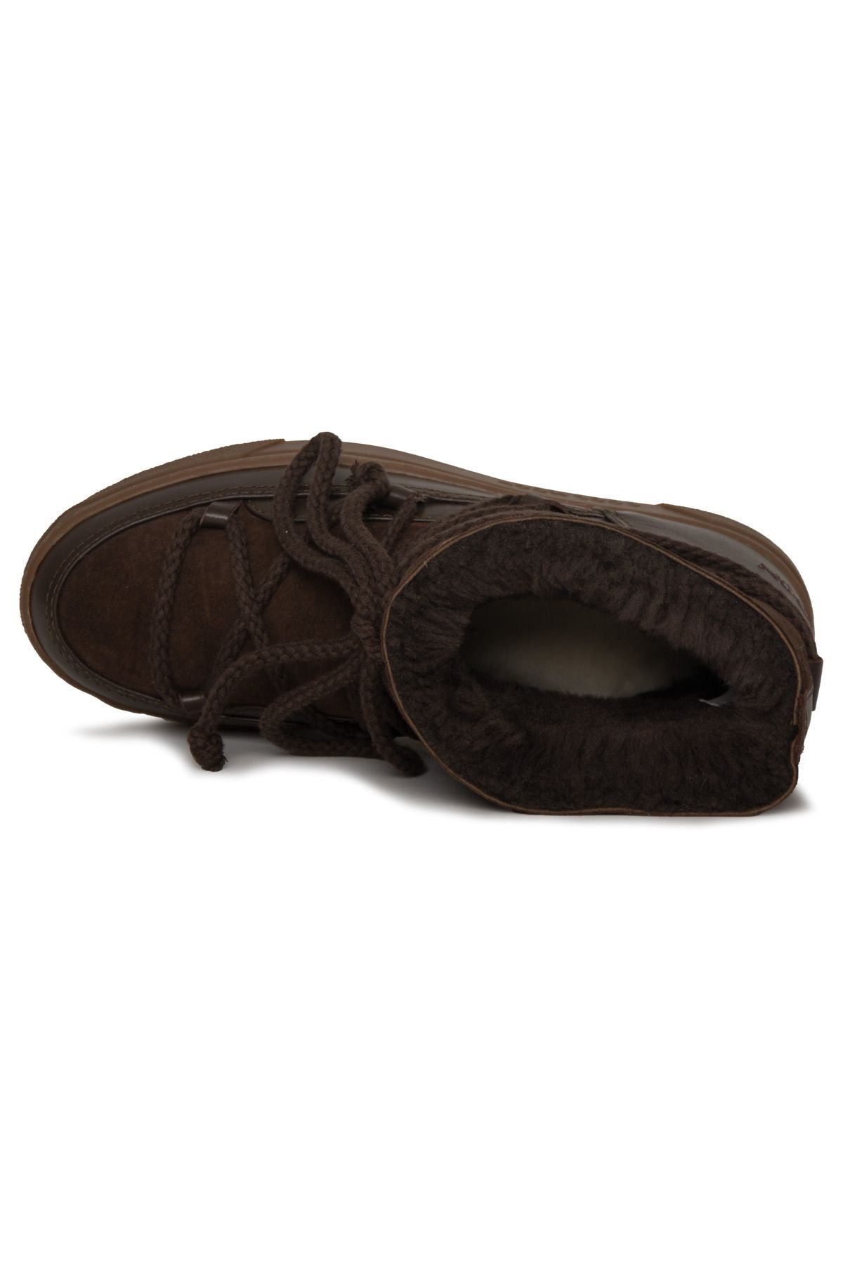 Hakiki Kürk Kadın Sneaker 385056 Kahve