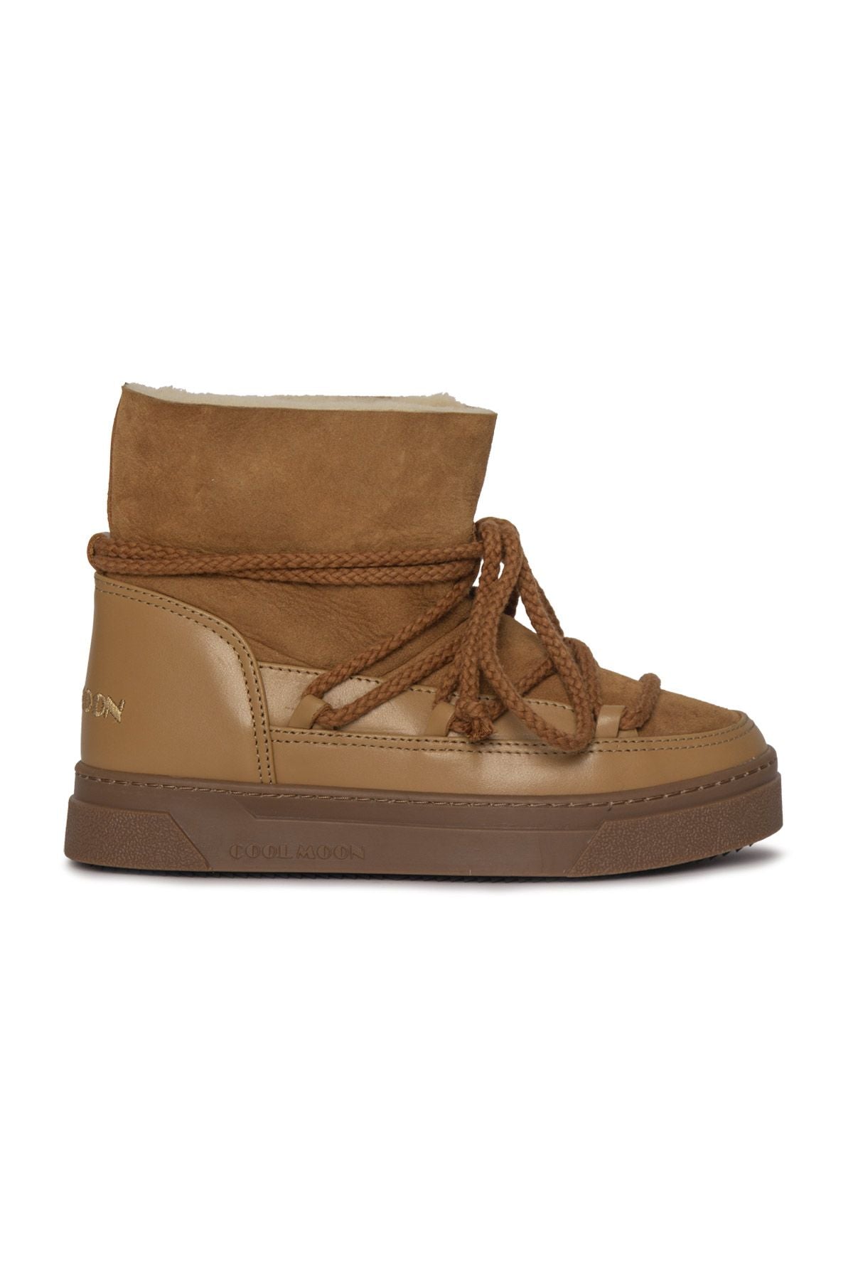Hakiki Kürk Kadın Sneaker 385056 Camel