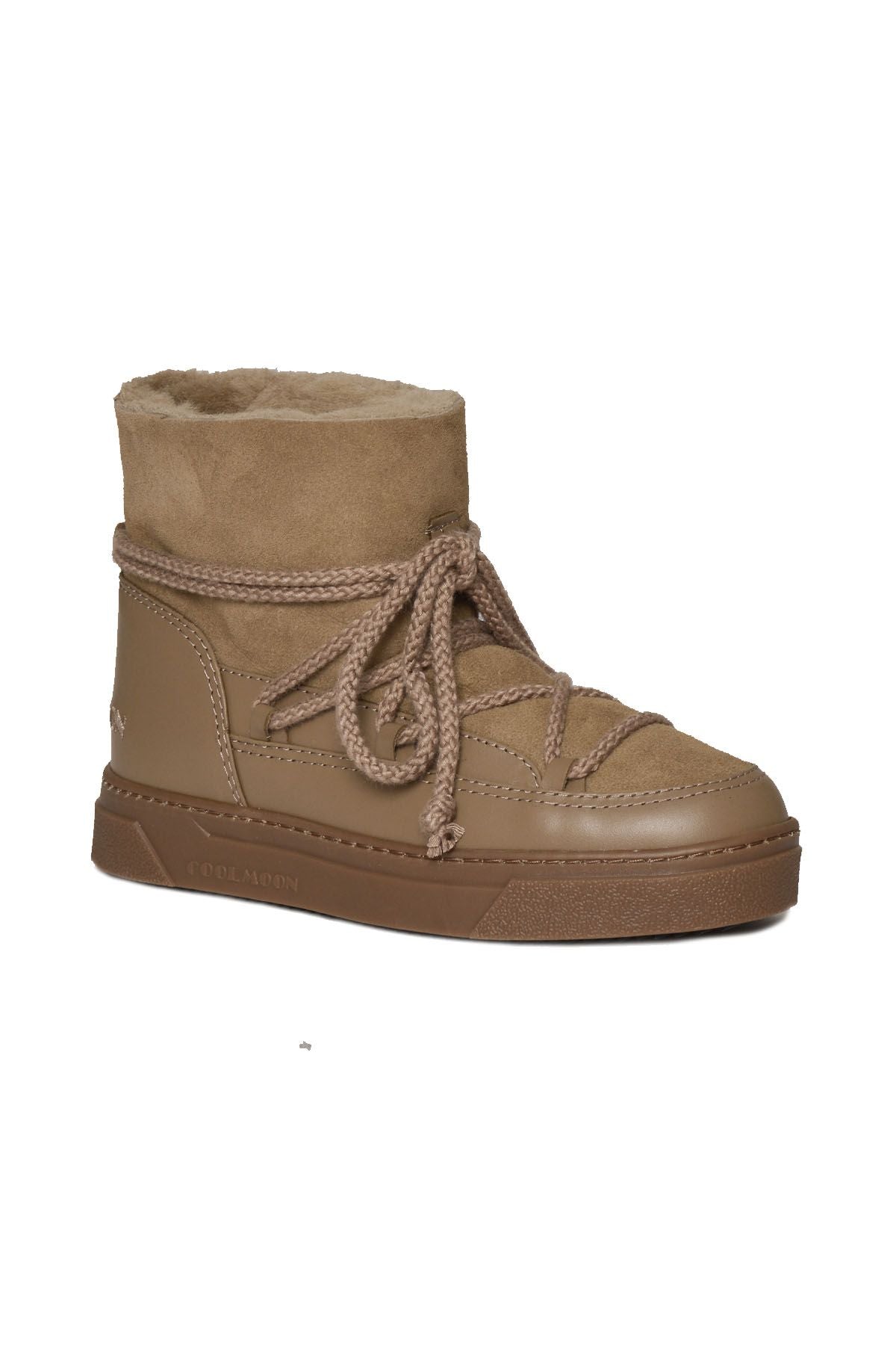 Hakiki Kürk Kadın Sneaker 385056 Vizon