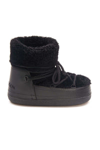 Genuine Fur-Lined Women's Snow Boots 251211 Black