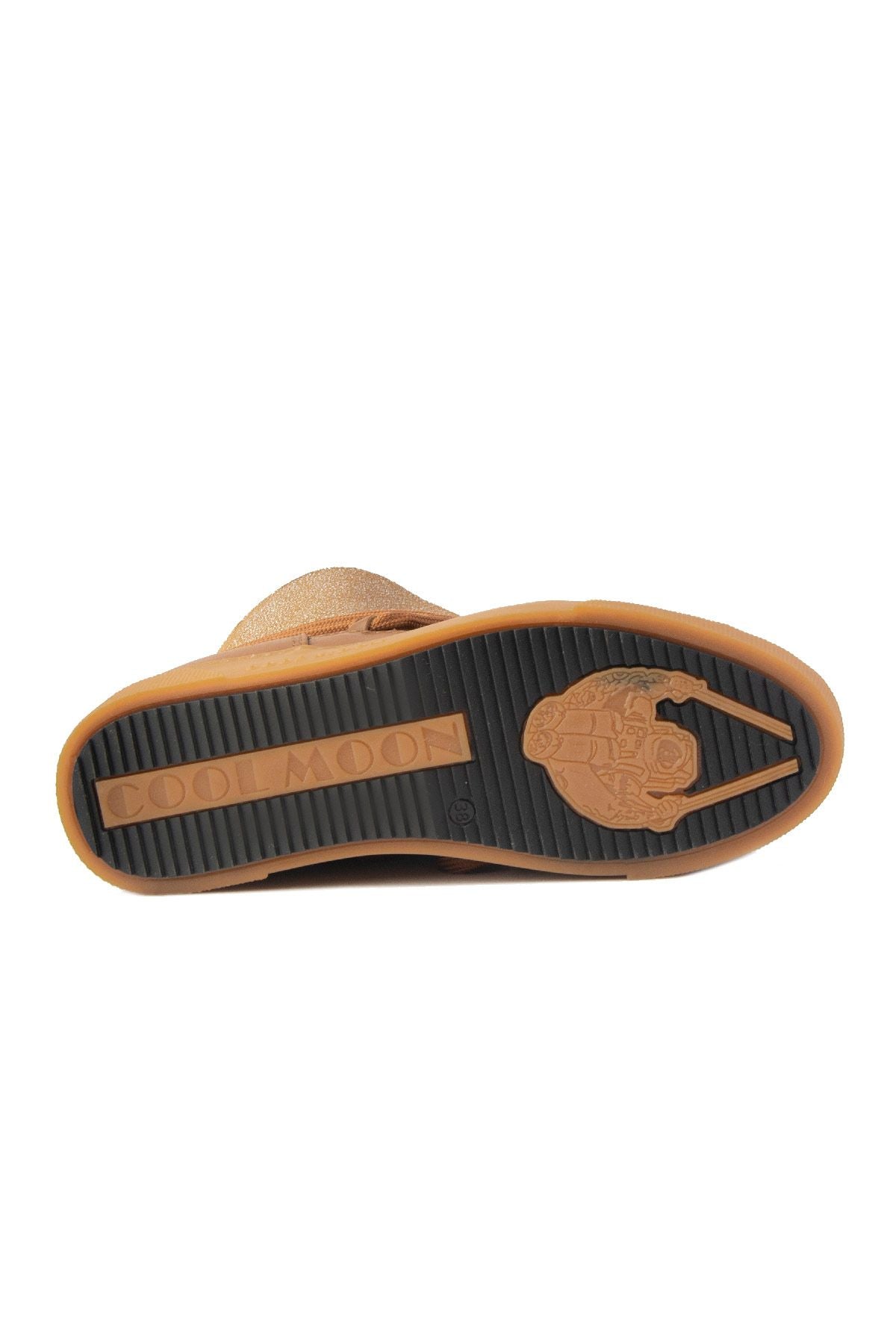Hakiki Kürklü Kadın Sneaker 355074 Taba