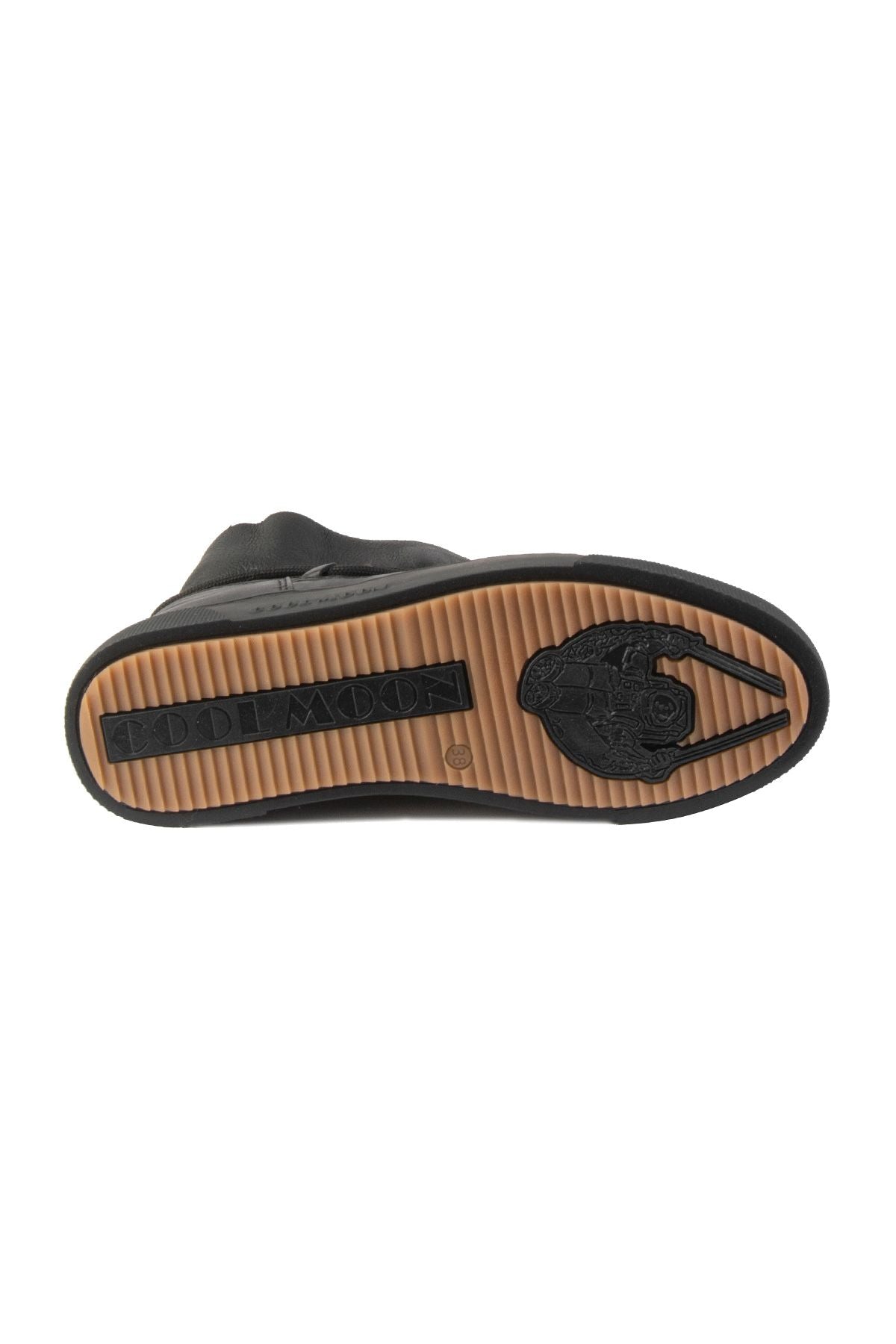 Hakiki Kürklü Kadın Sneaker 355077 Siyah