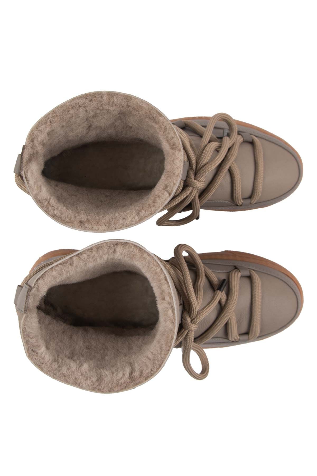 Hakiki Kürklü Kadın Sneaker 355077 Vizon
