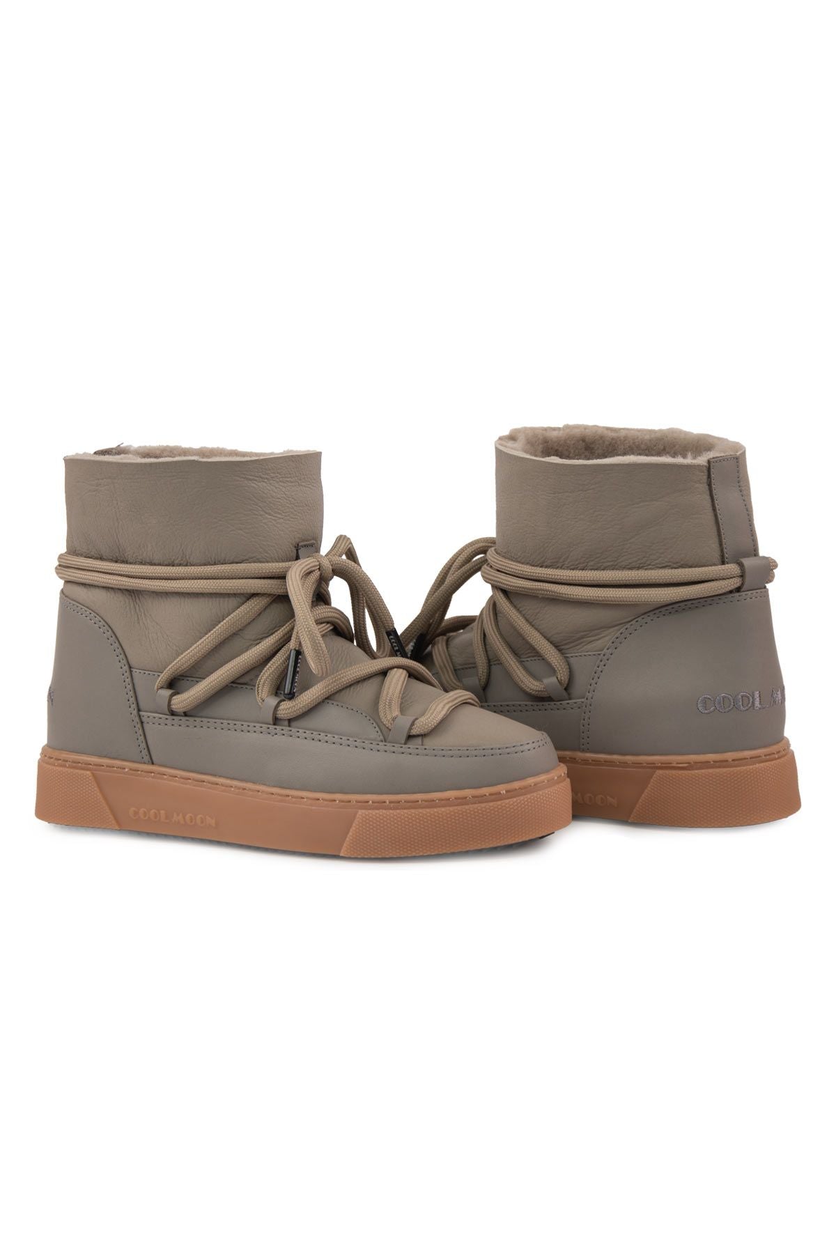 Hakiki Kürklü Kadın Sneaker 355077 Vizon