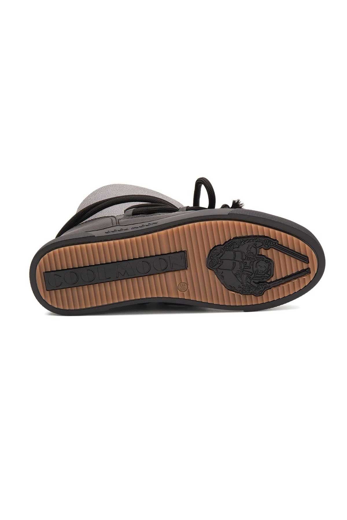Hakiki Kürklü Kadın Sneaker 355083 Siyah