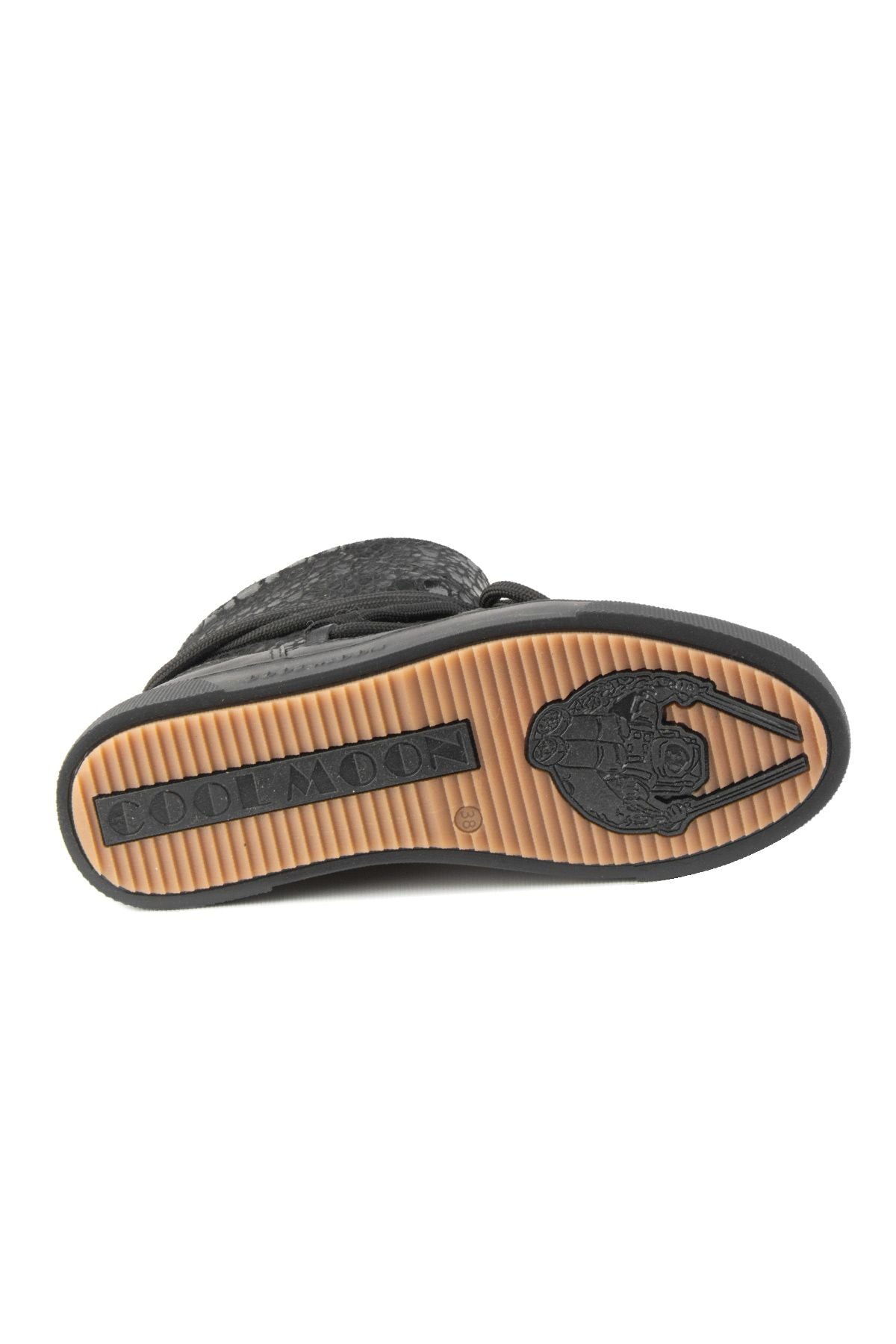 Hakiki Kürklü Kadın Sneaker 355084 Siyah