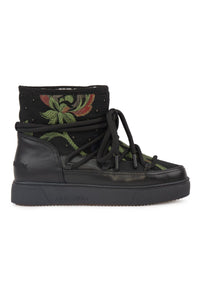 Women's Genuine Fur-Lined Boot 355110 Black