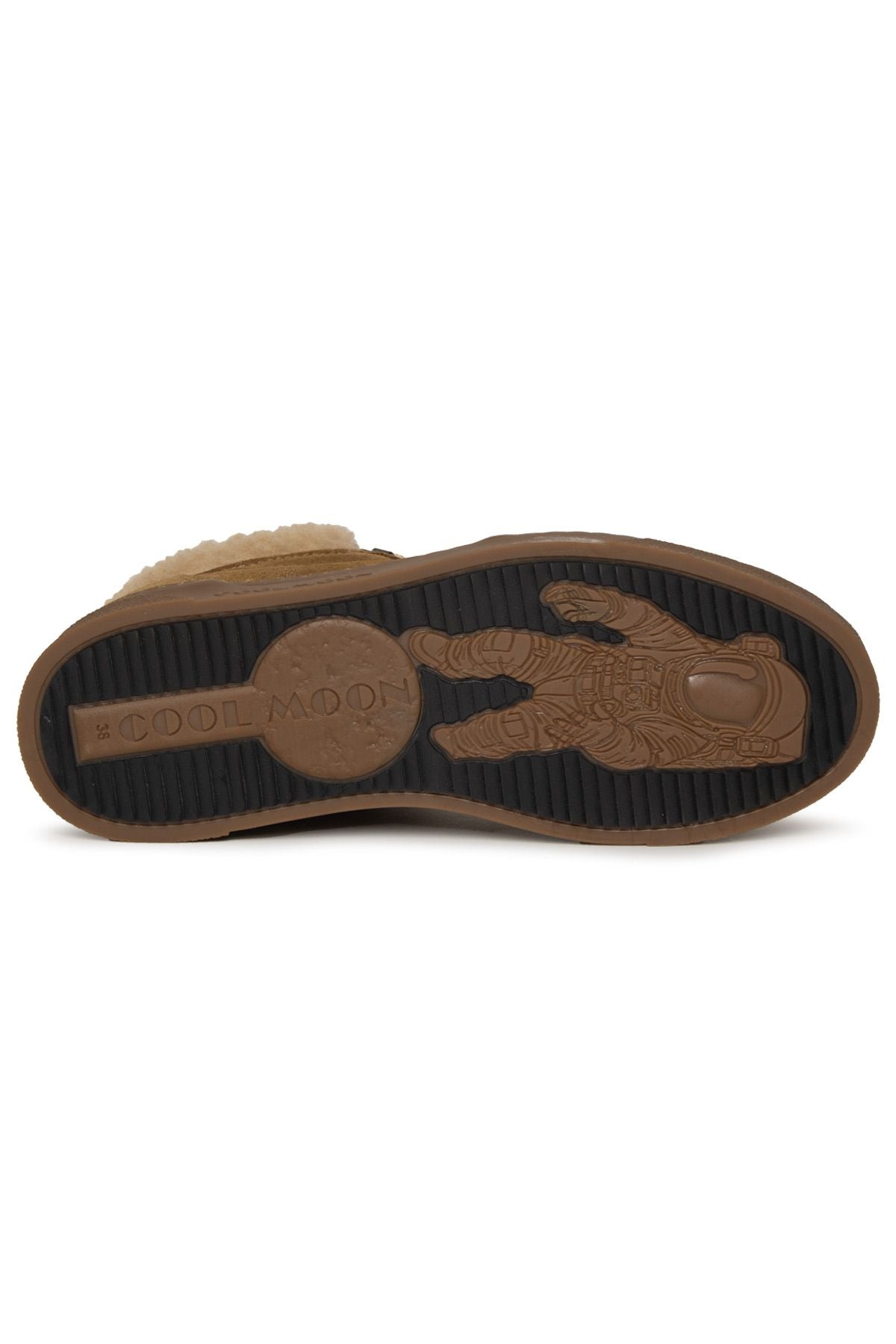 Kürklü Bağcıklı Kadın Sneaker 385053 Sahra