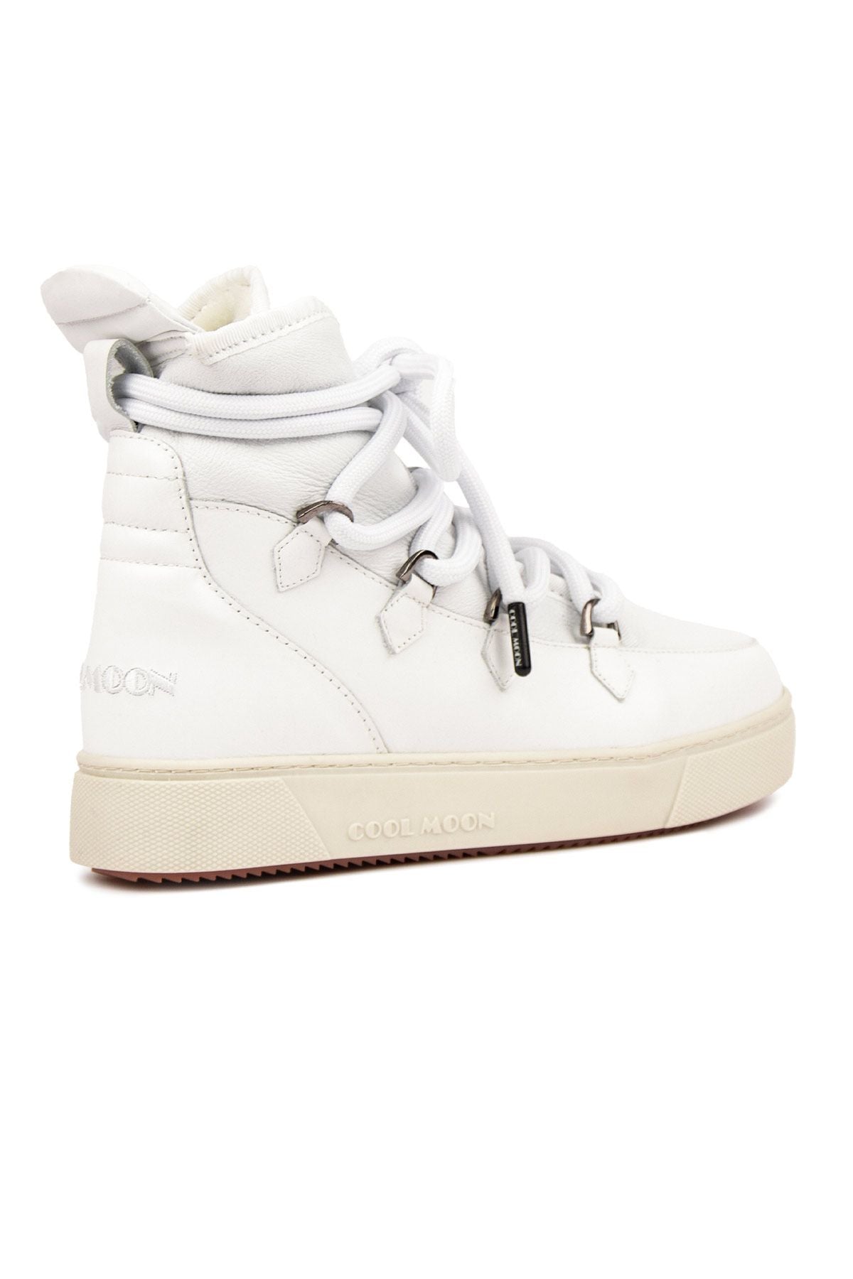 Kürklü Bayan Sneaker Bot 365050 Beyaz