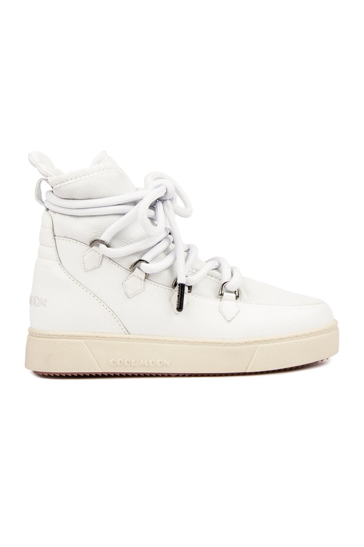 Kürklü Bayan Sneaker Bot 365050 Beyaz