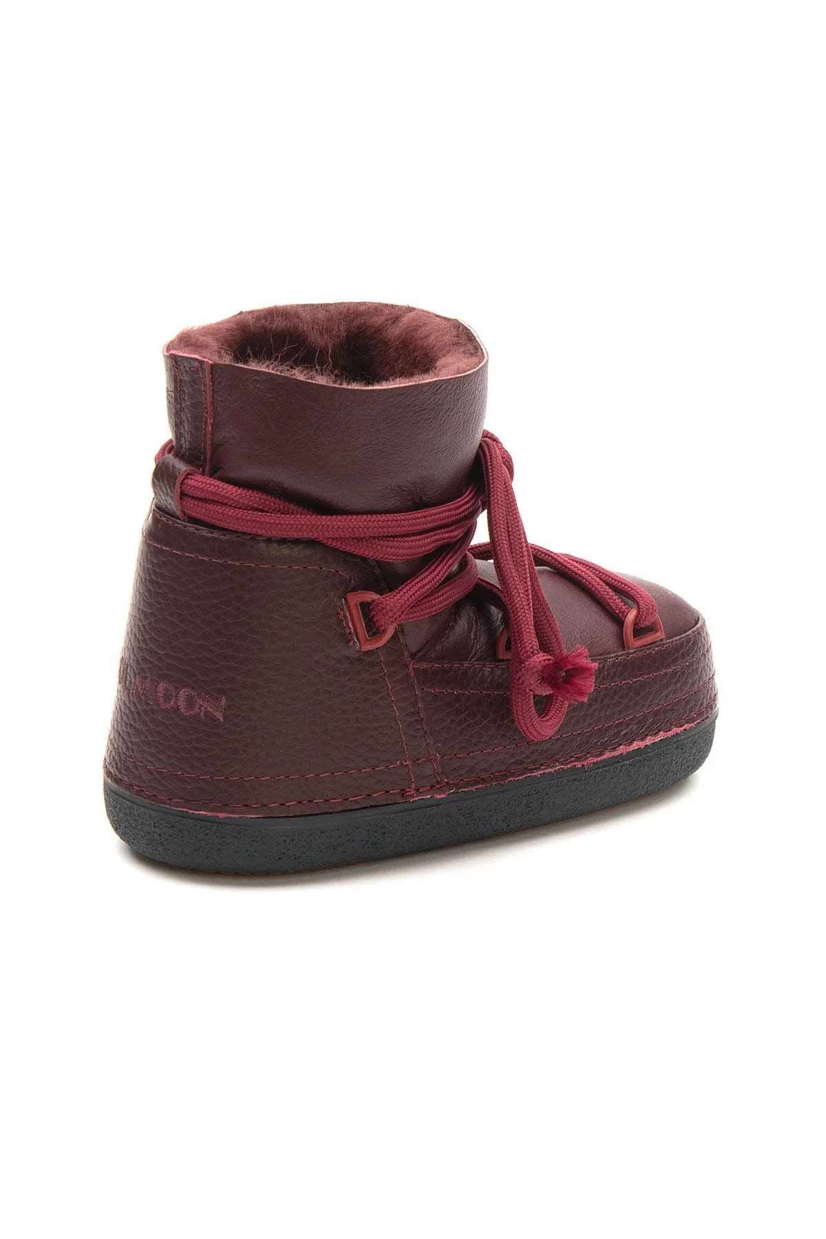 Kürklü Çocuk Kar Botu 261001 Bordo