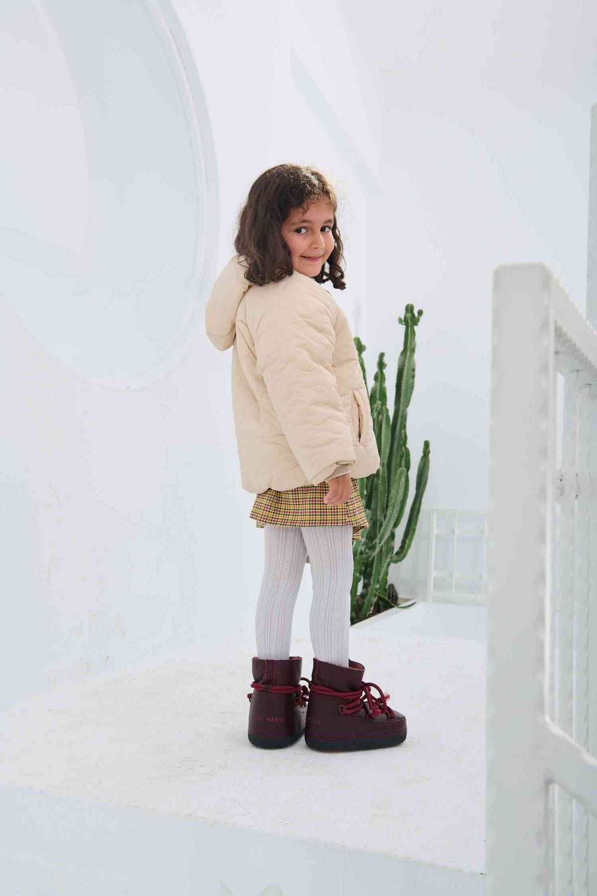 Kürklü Çocuk Kar Botu 261001 Bordo
