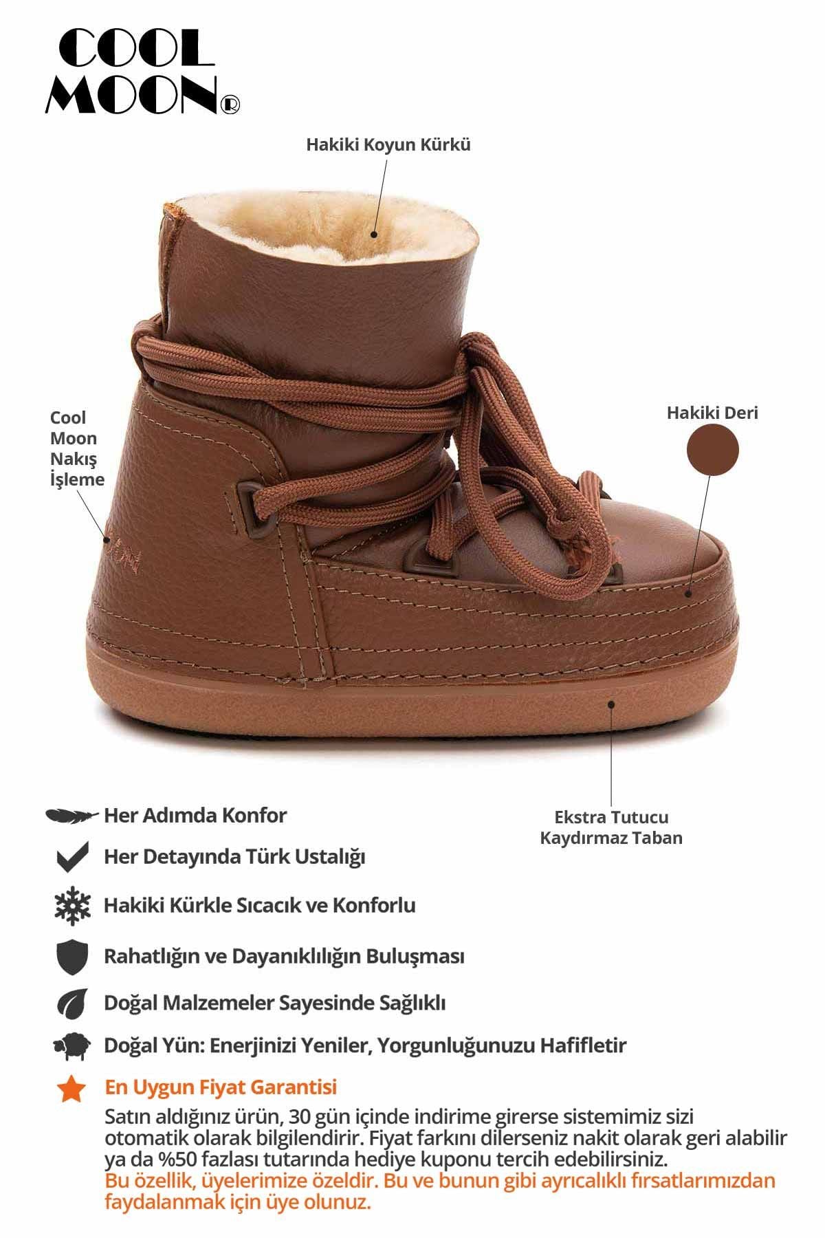 Kürklü Çocuk Kar Botu 261001 Taba