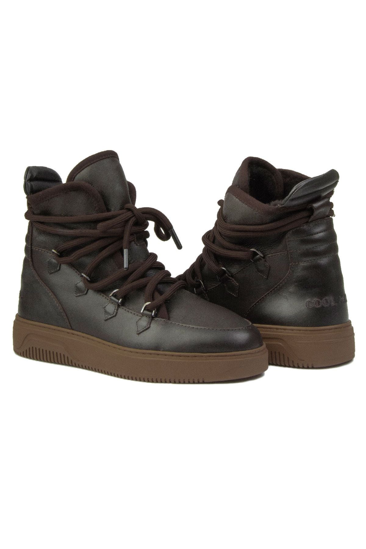 Kürklü Erkek Sneaker Bot 375050 Kahve
