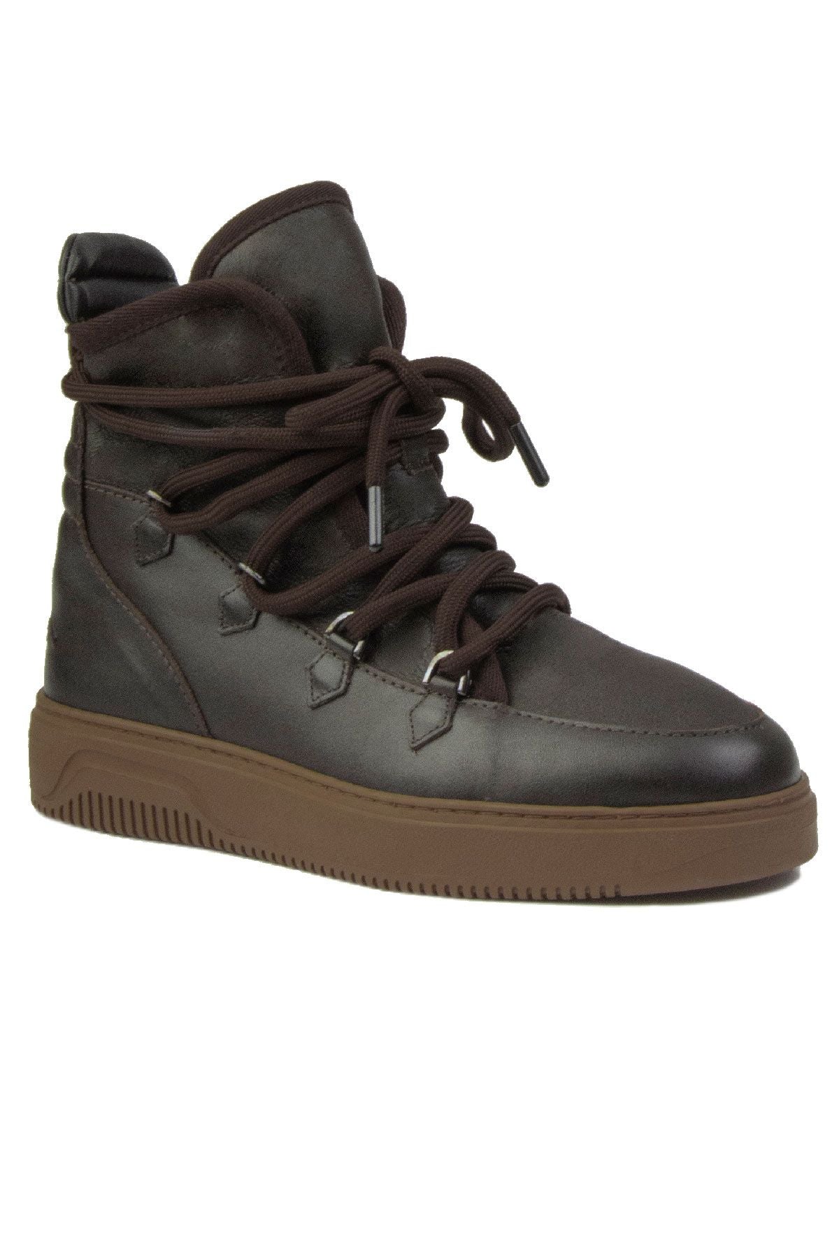 Kürklü Erkek Sneaker Bot 375050 Kahve
