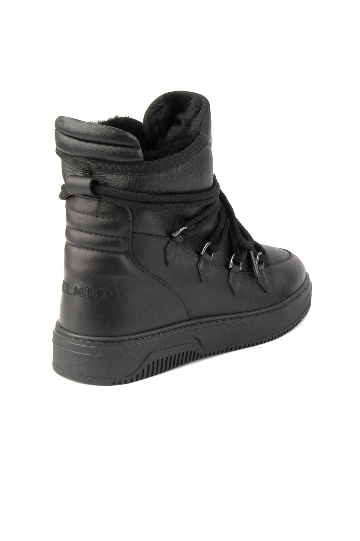 Kürklü Erkek Sneaker Bot 375050 Siyah