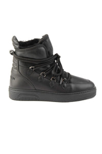 Fur-Lined Men's Sneaker Boot 375050 Black