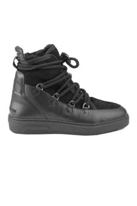 Fur-Lined Men's Suede Boot 375055 Black