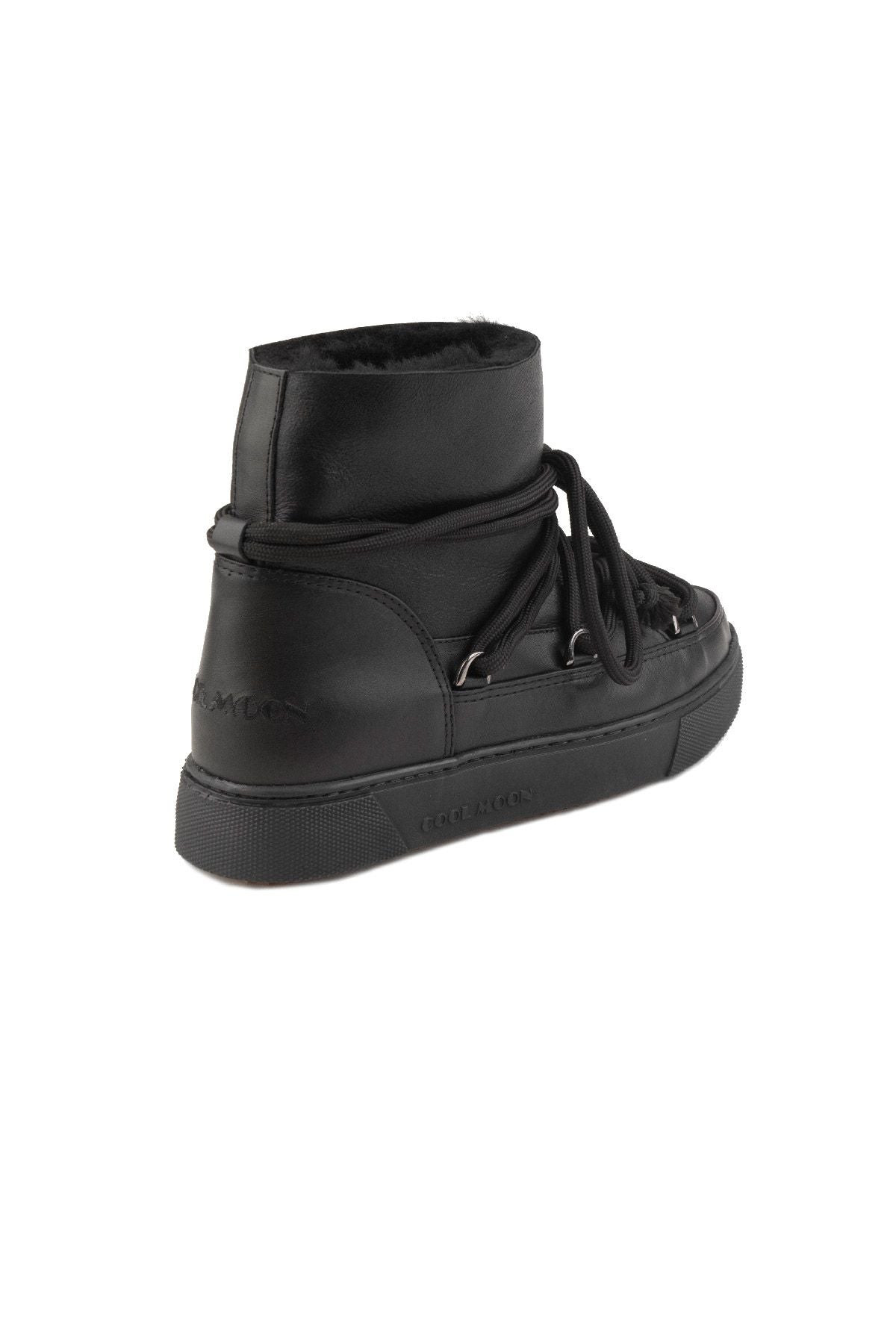 Kürklü Kışlık Kadın Sneaker 355094 Siyah