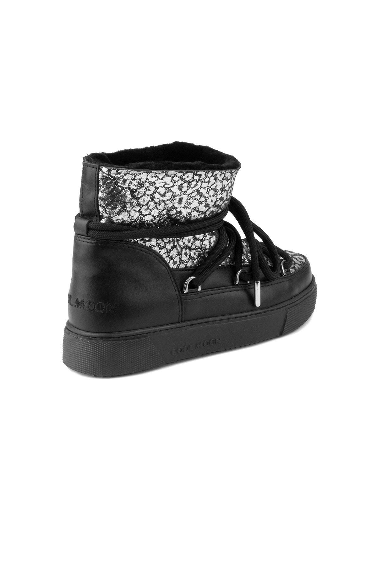 Özel Baskılı Kadın Sneaker 355090 Siyah