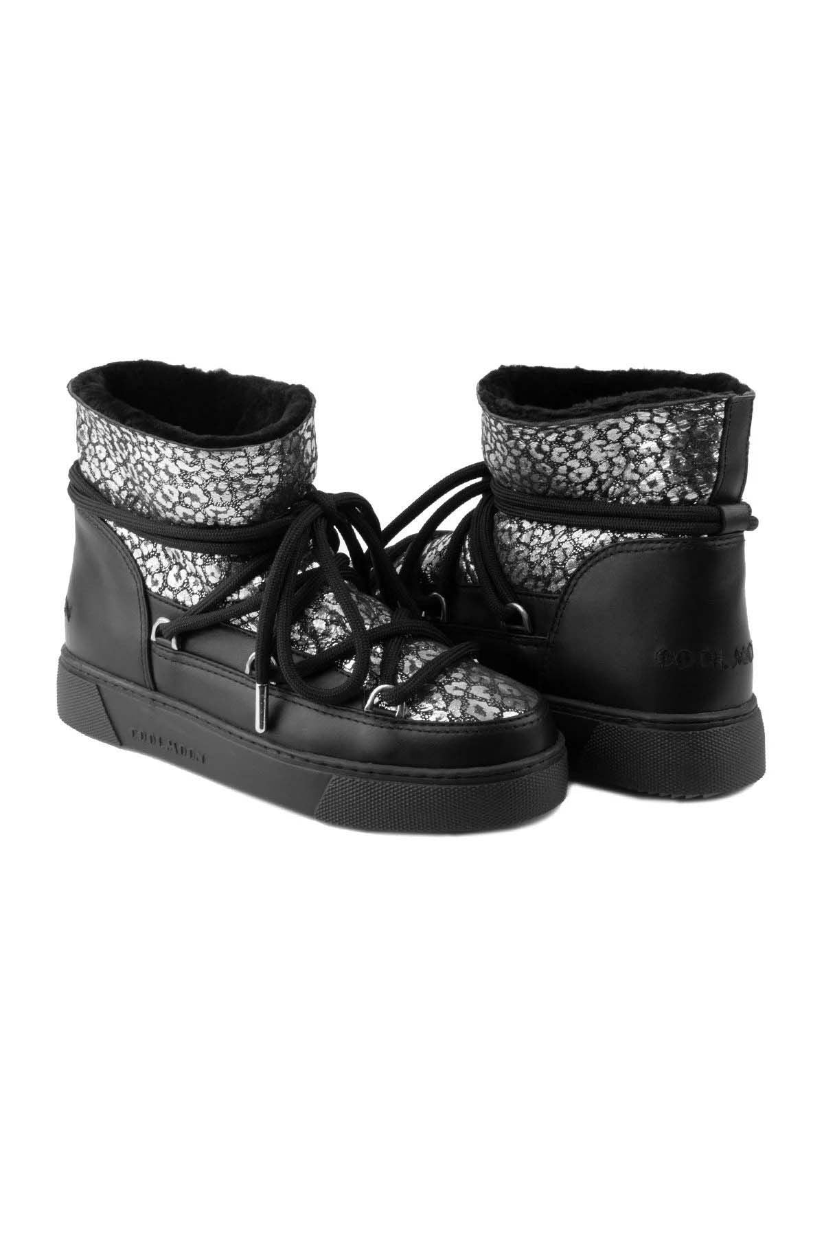 Özel Baskılı Kadın Sneaker 355090 Siyah
