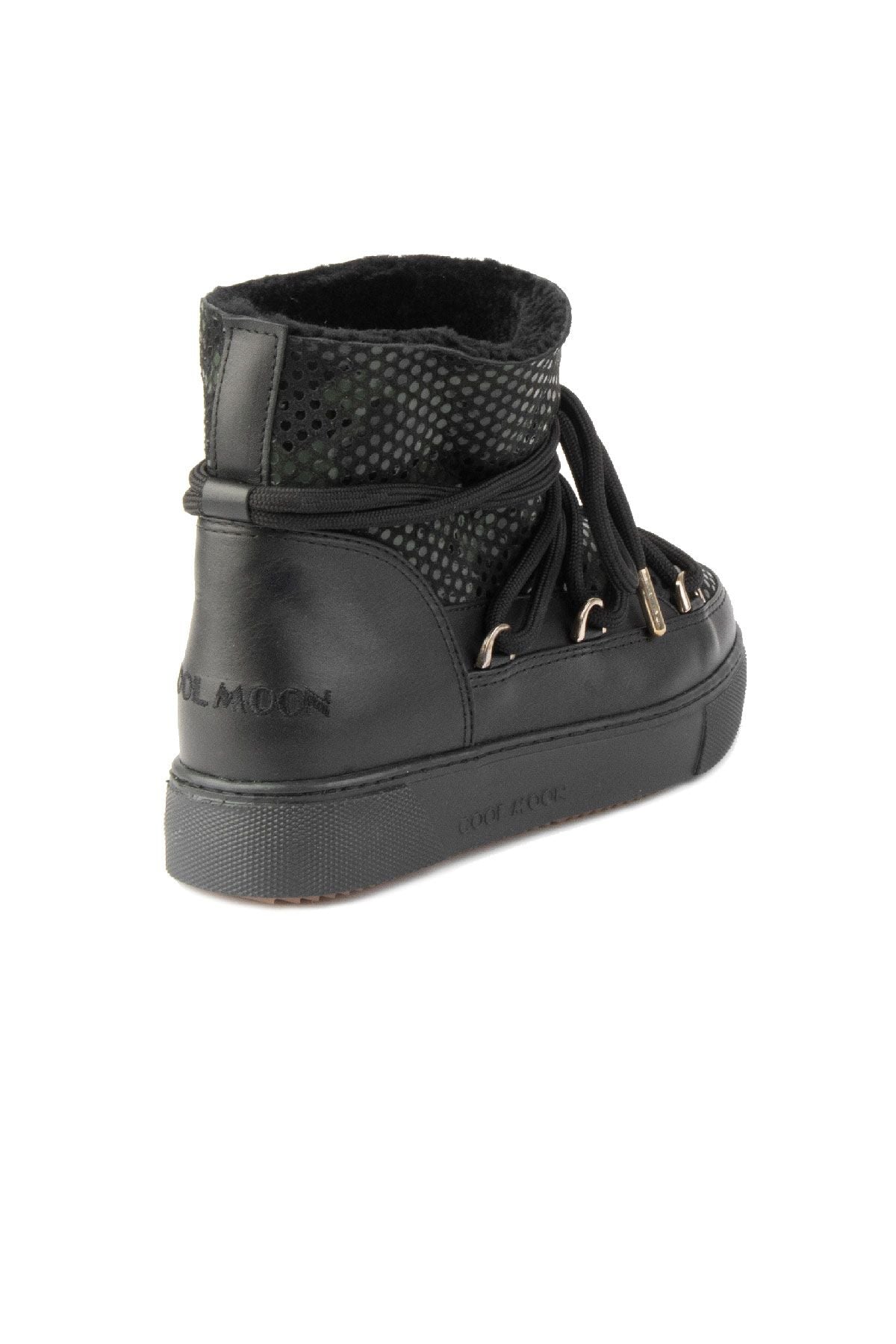 Özel Baskılı Kadın Sneaker 355091 Siyah