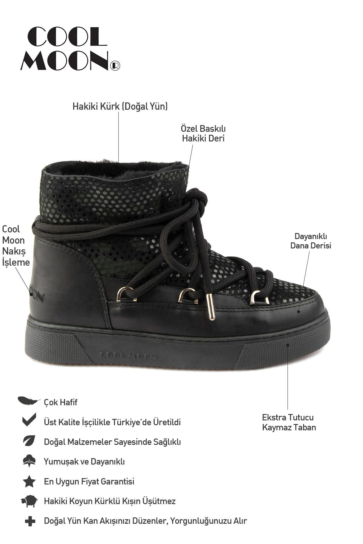 Özel Baskılı Kadın Sneaker 355091 Siyah