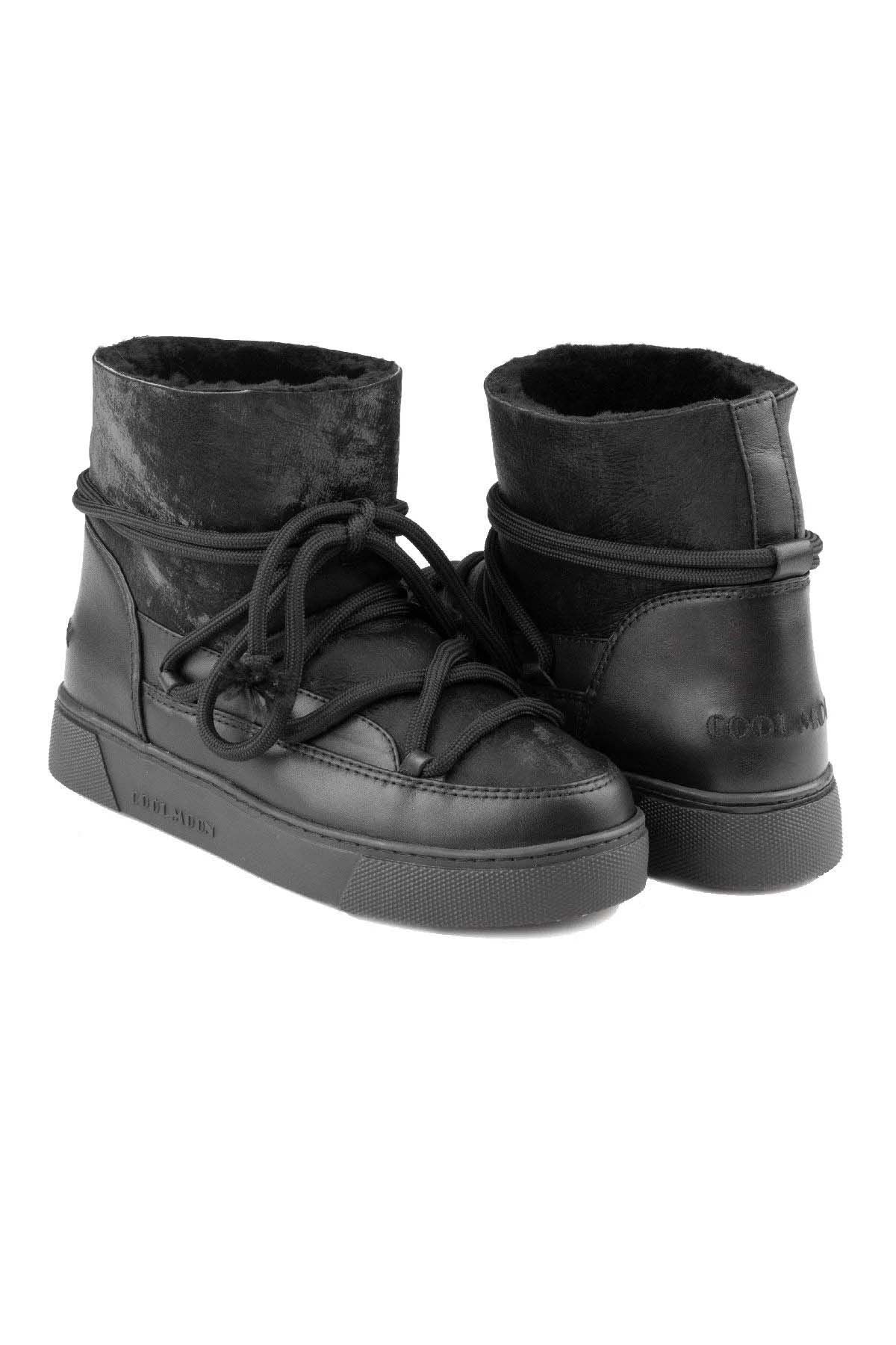 Özel Baskılı Kadın Sneaker 355092 Siyah