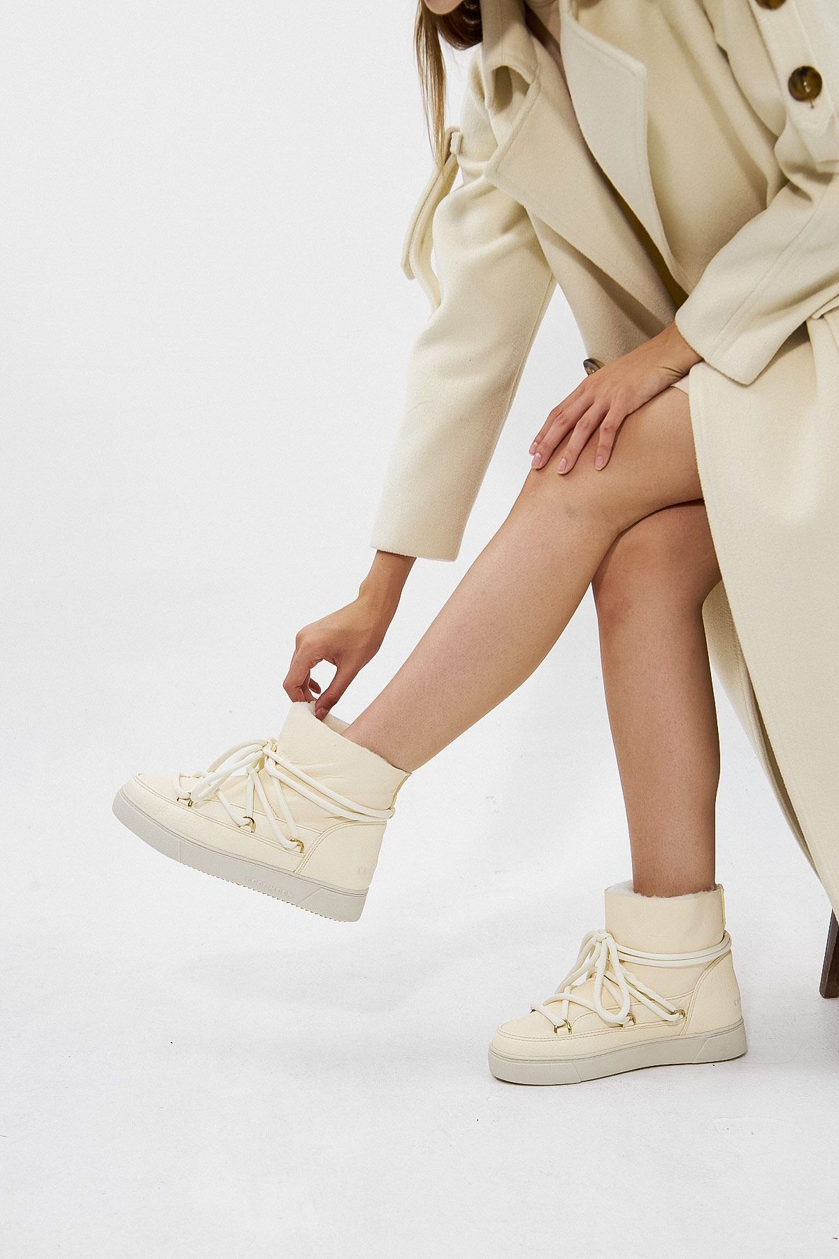 Özel Koleksiyon Kadın Bot 355085 Off White