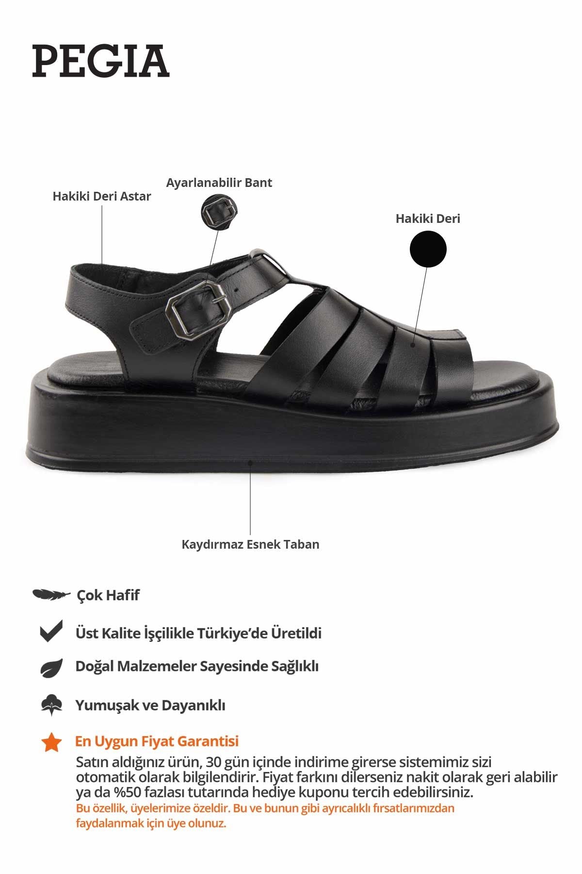 Bant Detaylı Kadın Sandalet DG6096 Siyah