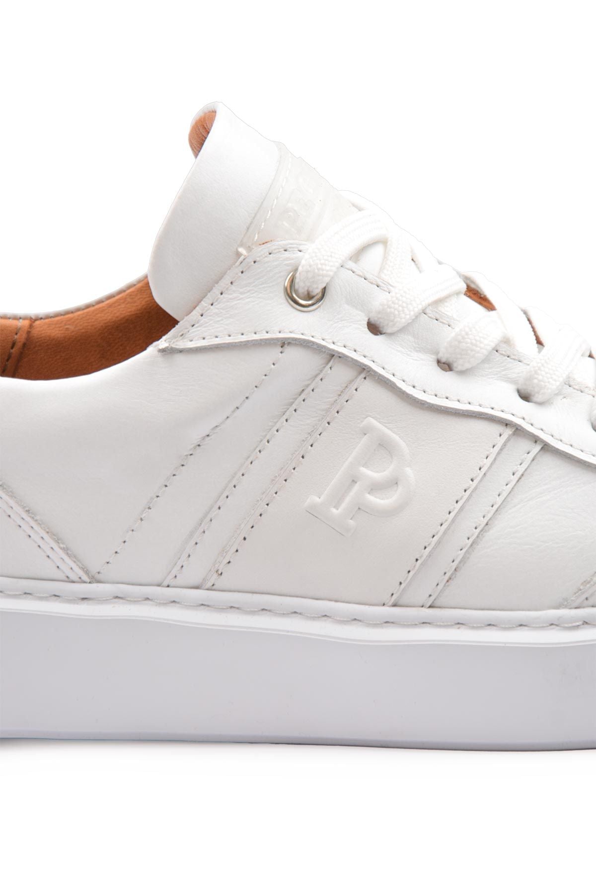 Bold Hakiki Deri Sneaker 500990 Beyaz