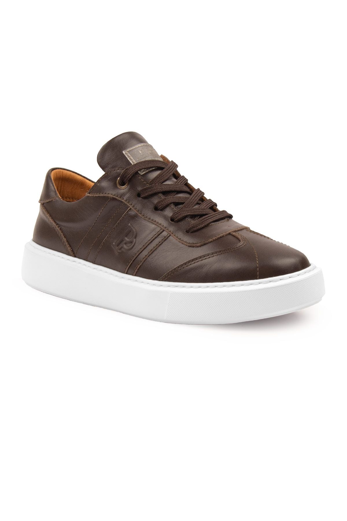 Bold Hakiki Deri Sneaker 500990 Kahve