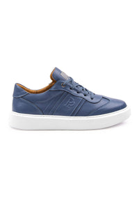 Bold Genuine Leather Sneaker 500990 Blue