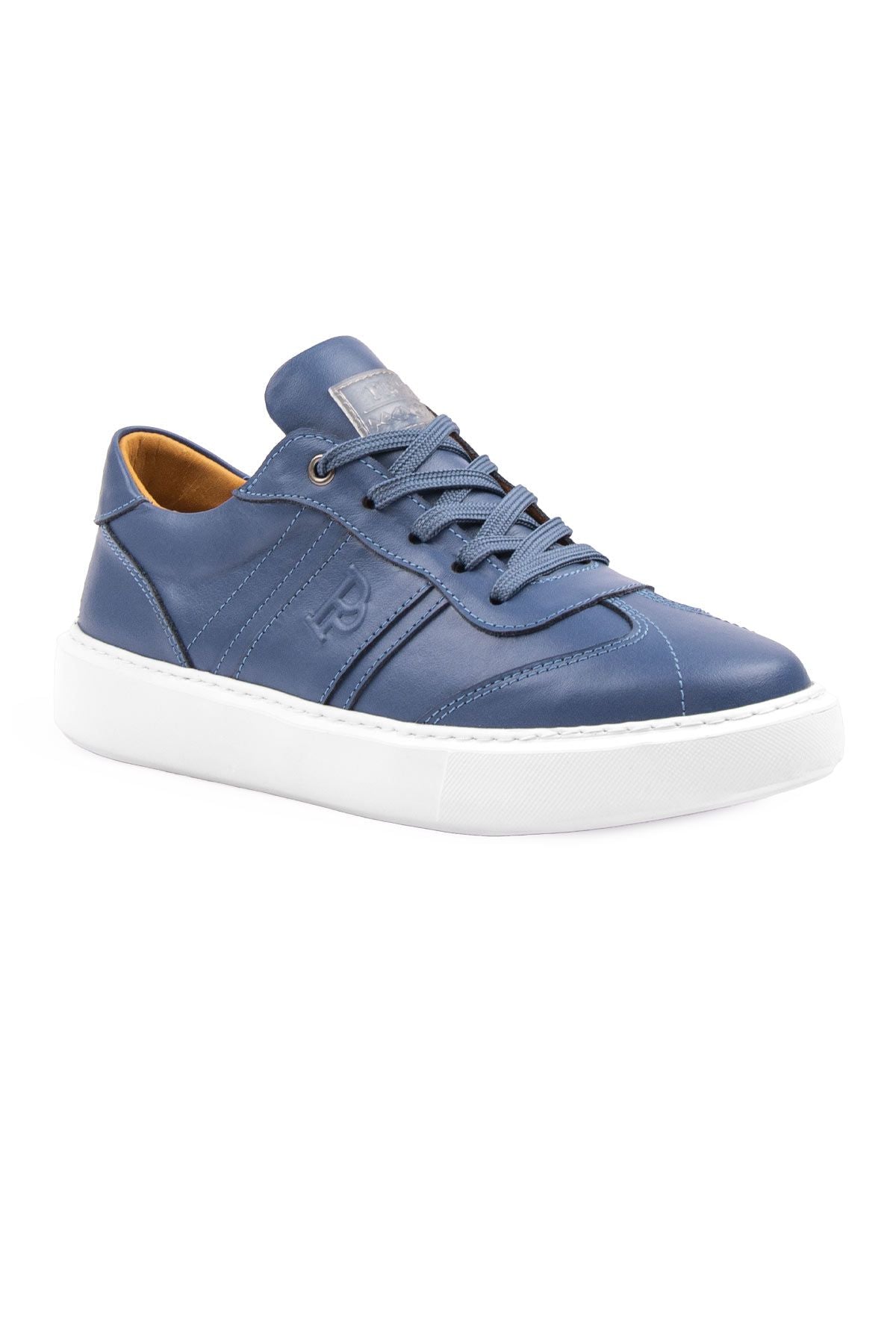 Bold Hakiki Deri Sneaker 500990 Mavi