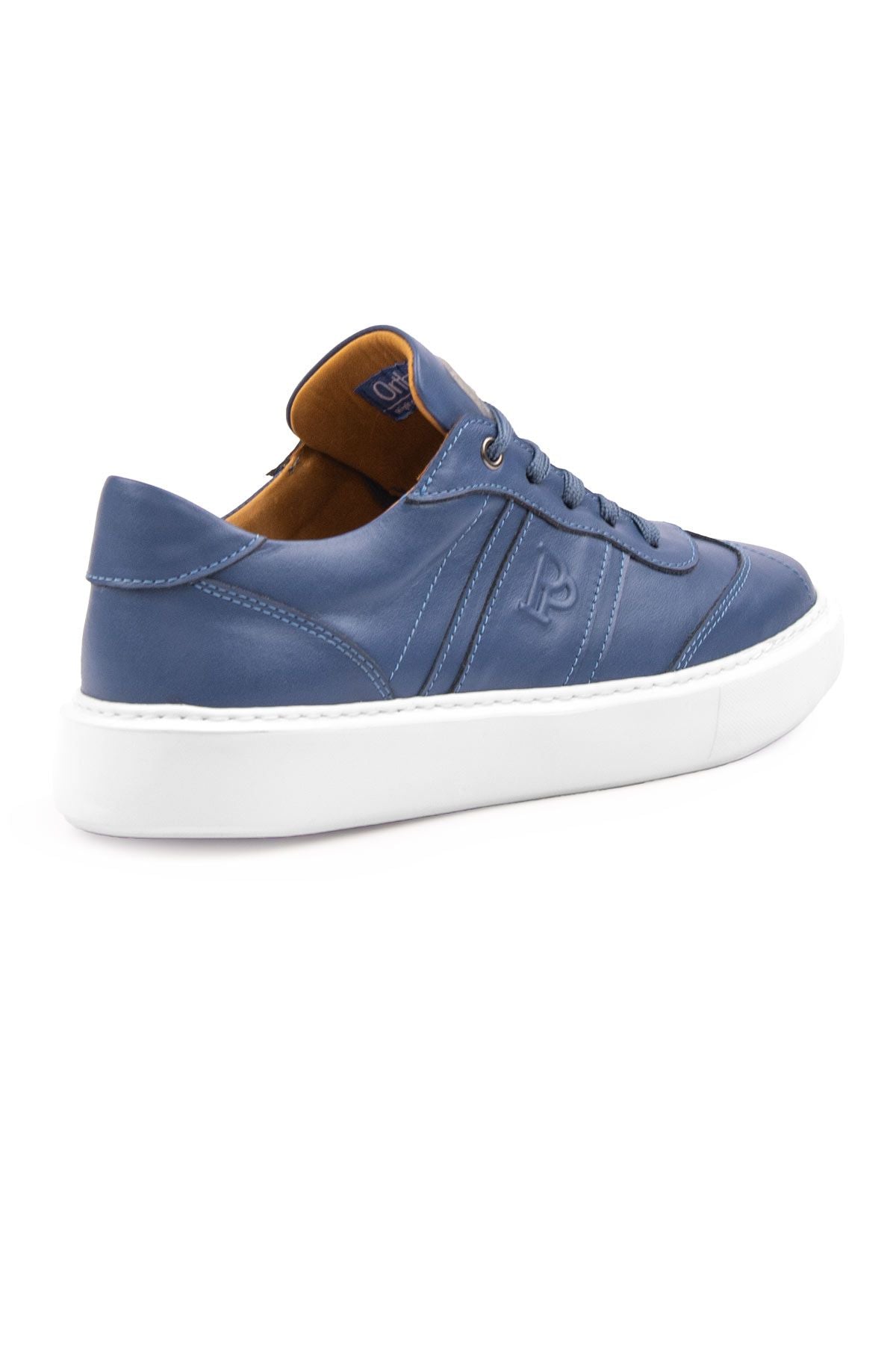 Bold Hakiki Deri Sneaker 500990 Mavi