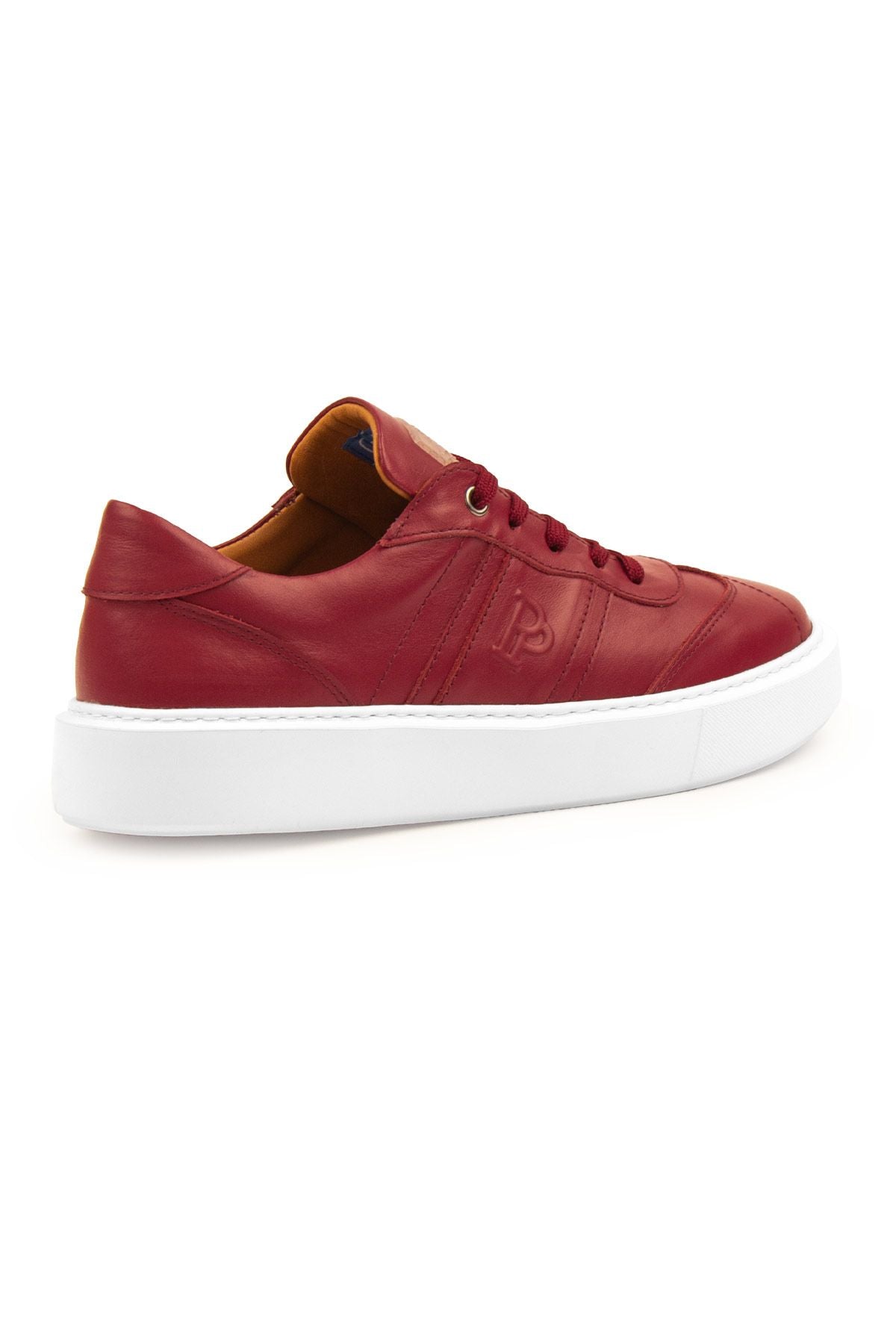 Bold Hakiki Deri Sneaker 500990 Kırmızı