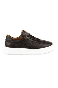 Bold Genuine Leather Sneaker 500990 Black