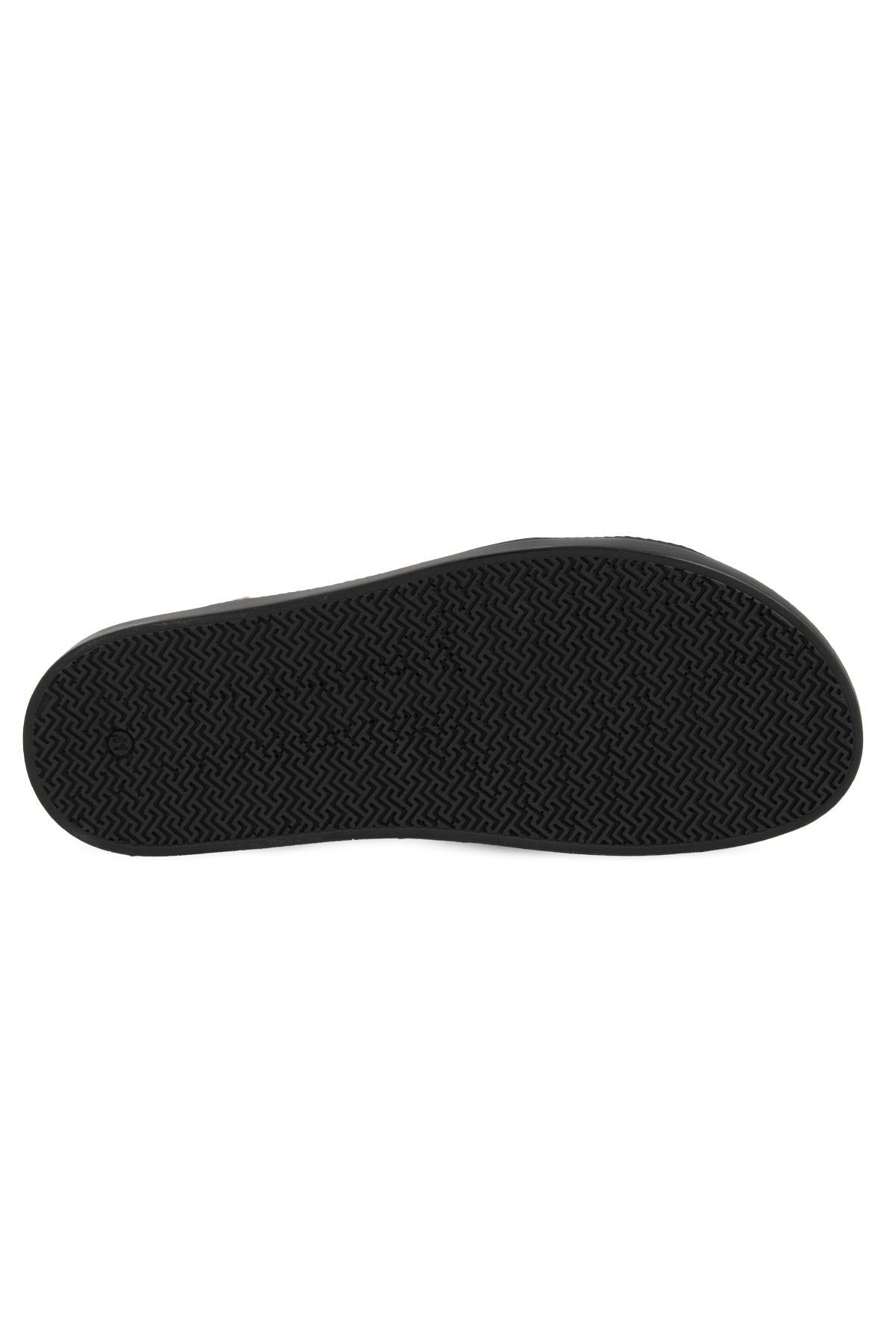 Deri Çapraz Bantlı Erkek Sandalet 215038 Lacivert