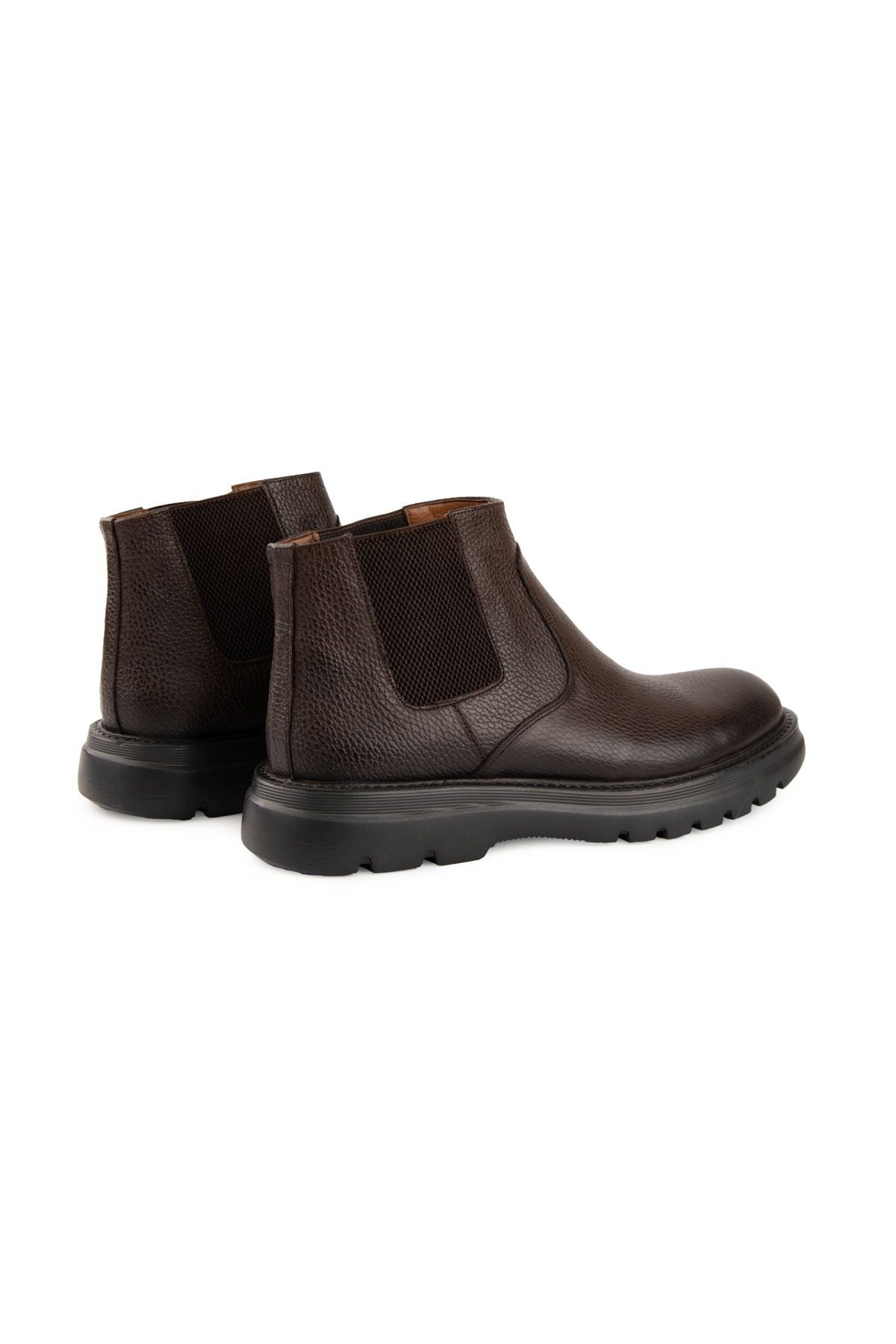 Deri Chelsea Erkek Bot DG5032 Kahve