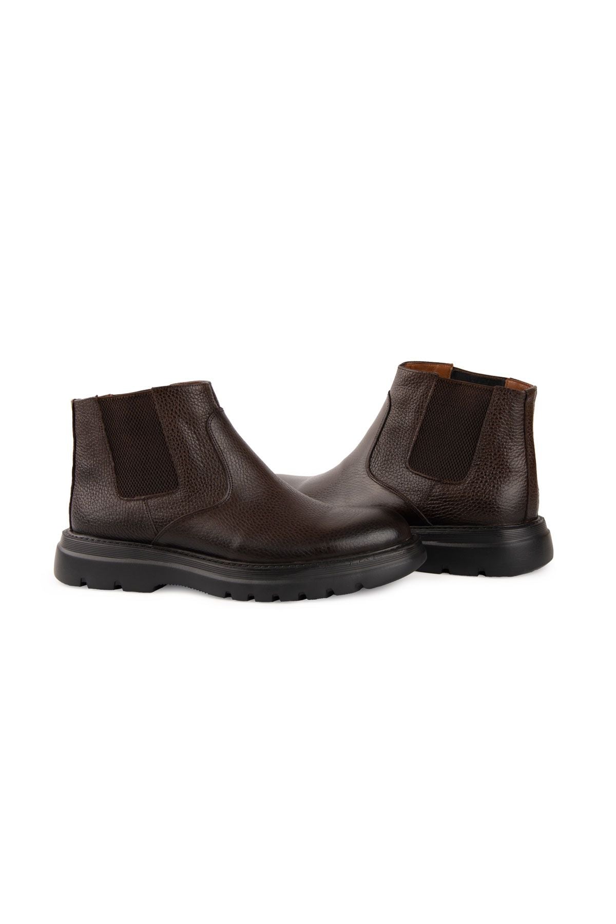 Deri Chelsea Erkek Bot DG5032 Kahve