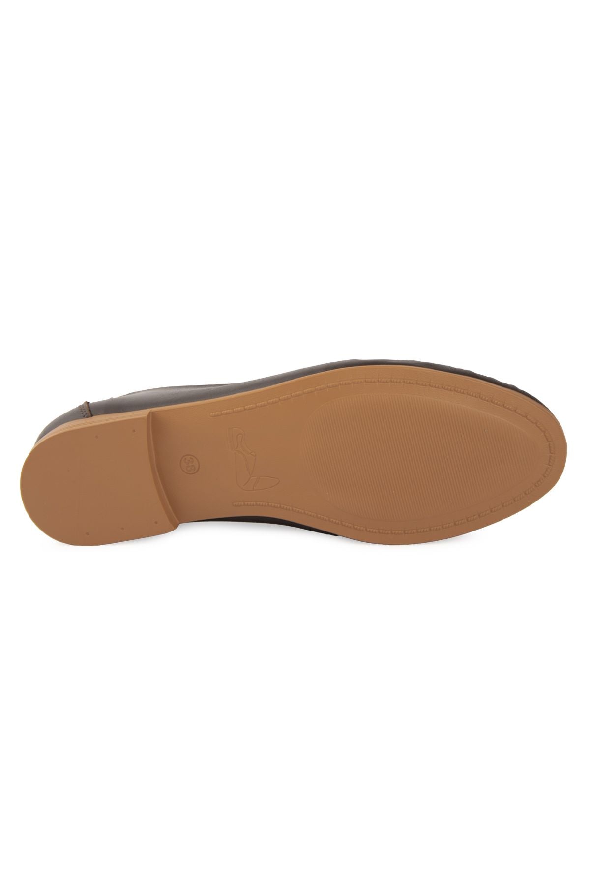 Deri Dikiş Detaylı Loafer DG6108 Kahve