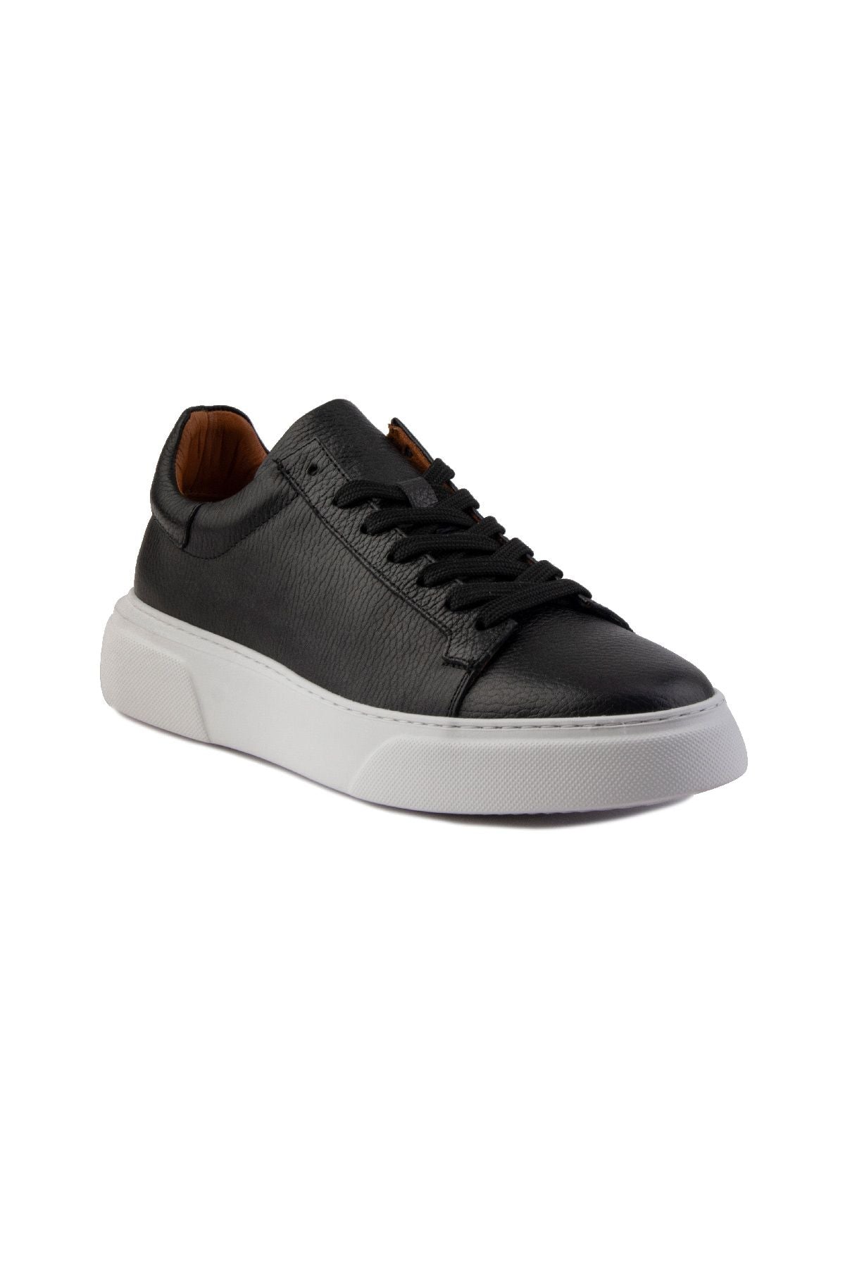 Deri Erkek Sneakers Ayakkabı 500960 Siyah