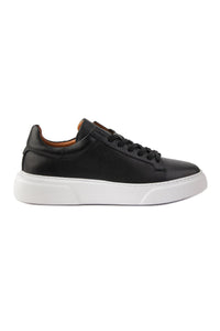 Leather Men's Sneakers 500960 Black
